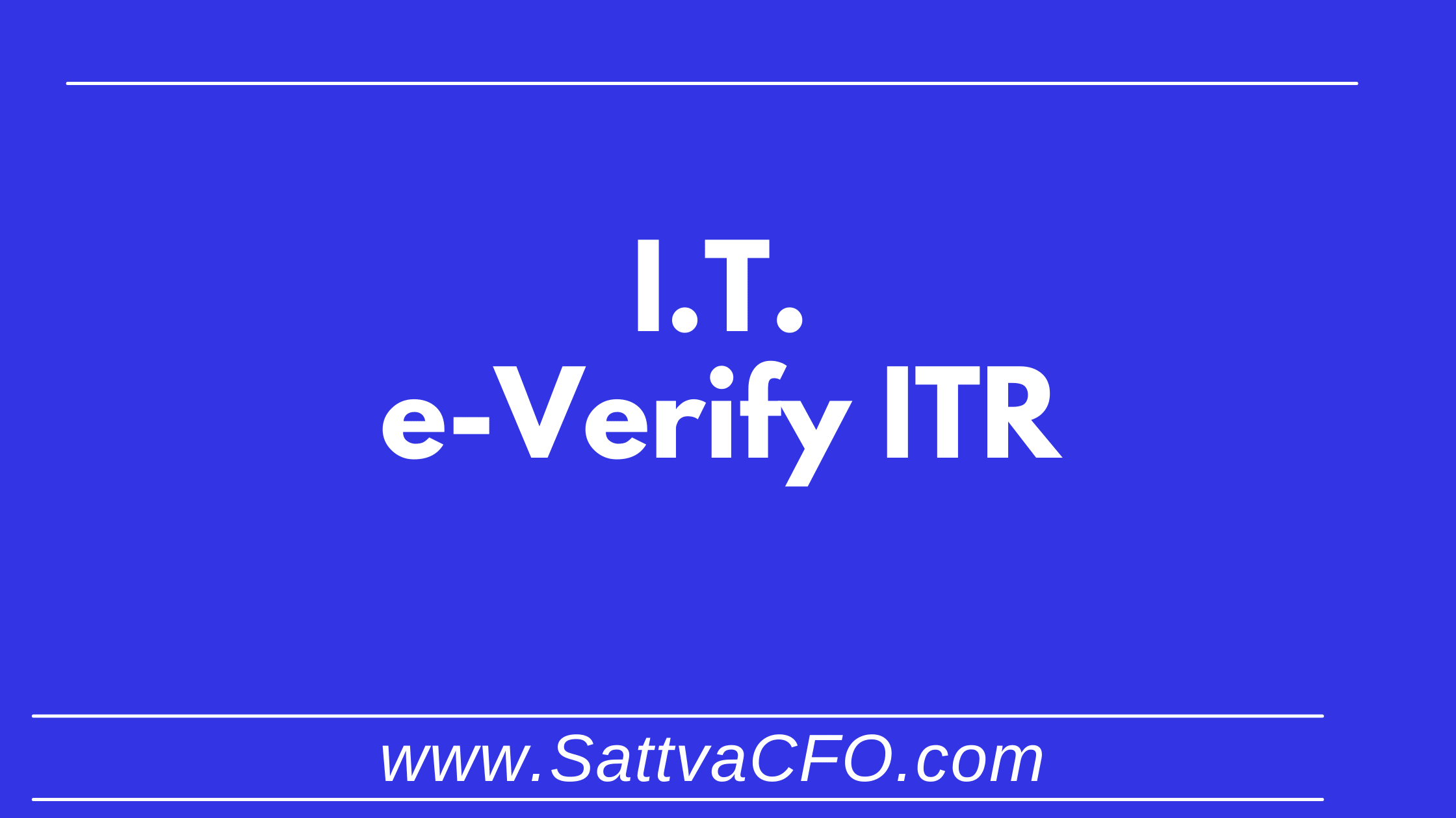 eVerify Income Tax Return (ITR)