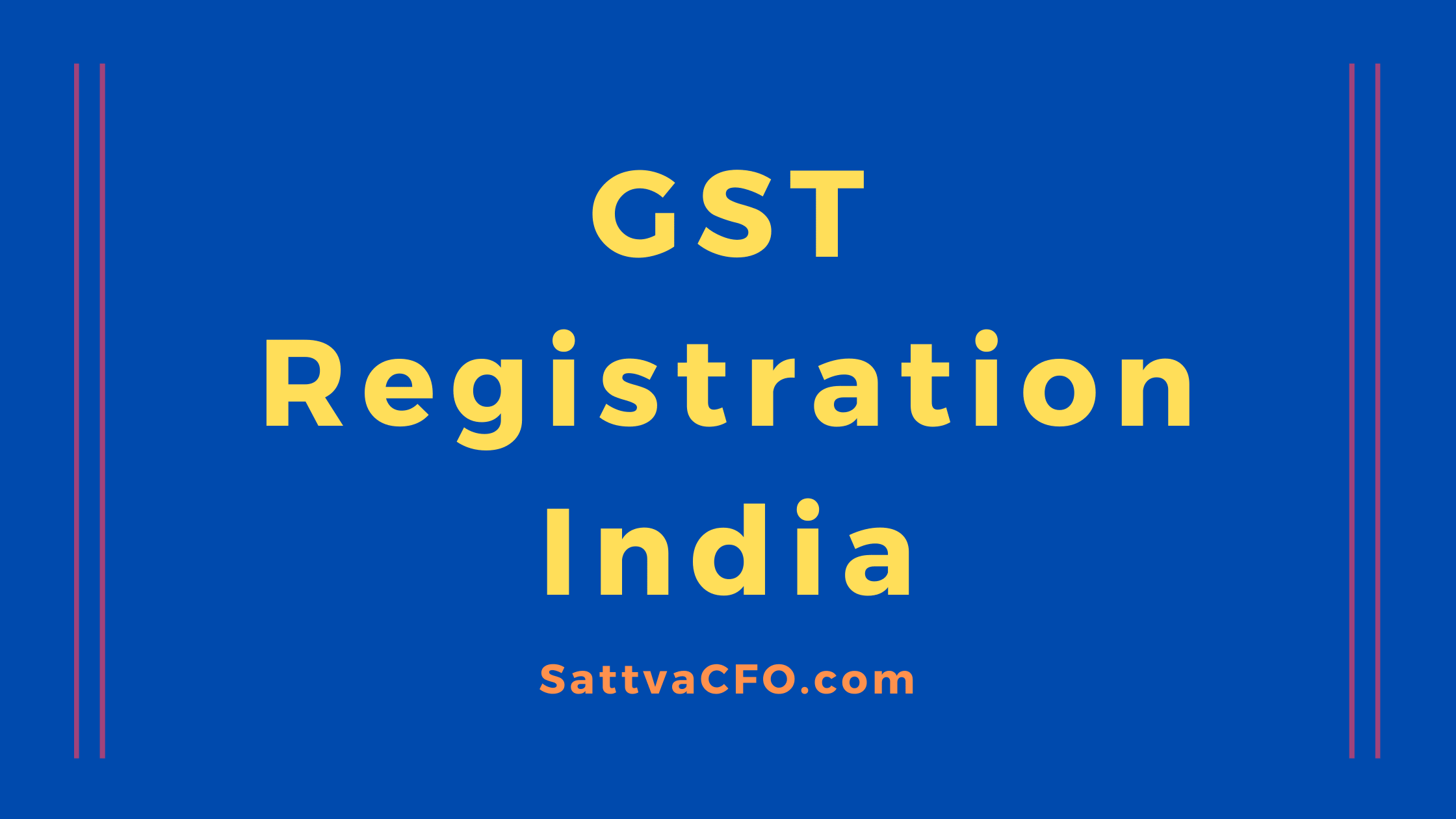 GST Registration across India | SattvaCFO