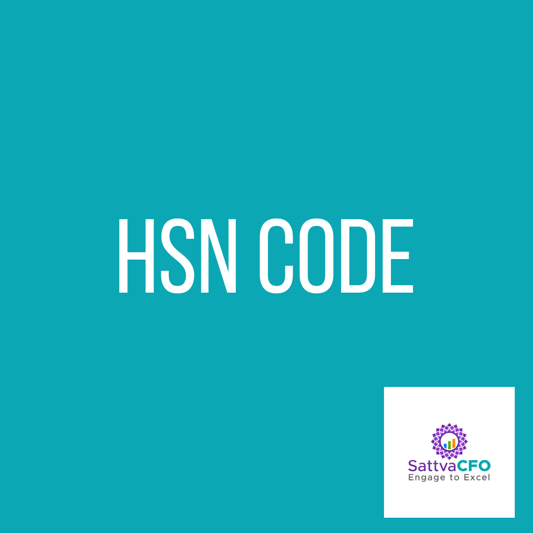 HSN Code (Harmonized System of Nomenclature) | SattvaCFO