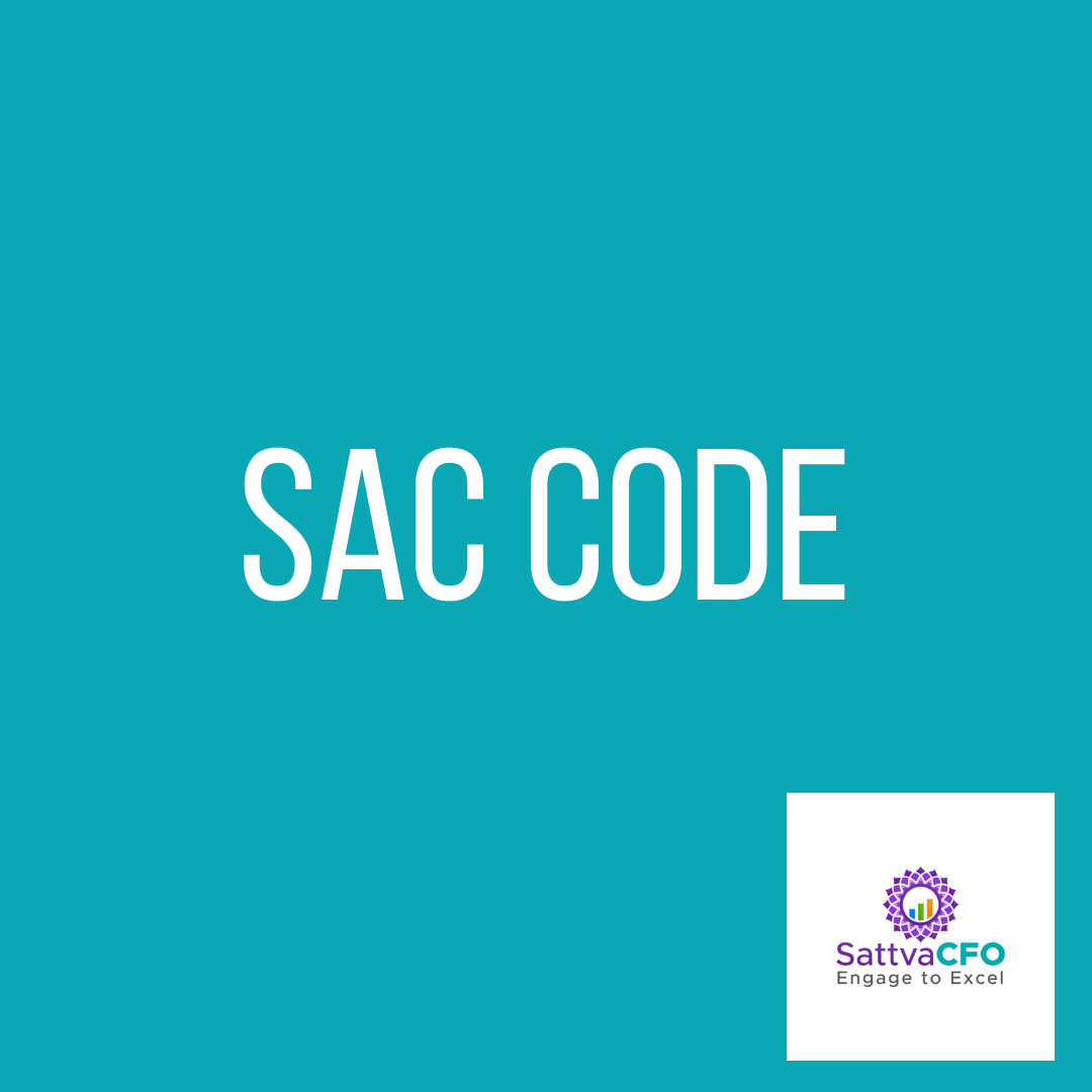 SAC (Services Accounting Codes) | SattvaCFO