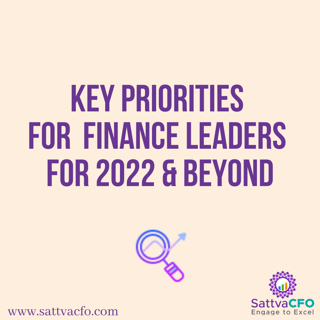 Key Priorities for Finance Leaders, cfo key priorities, controller and head fp&a key priorities | SattvaCFO