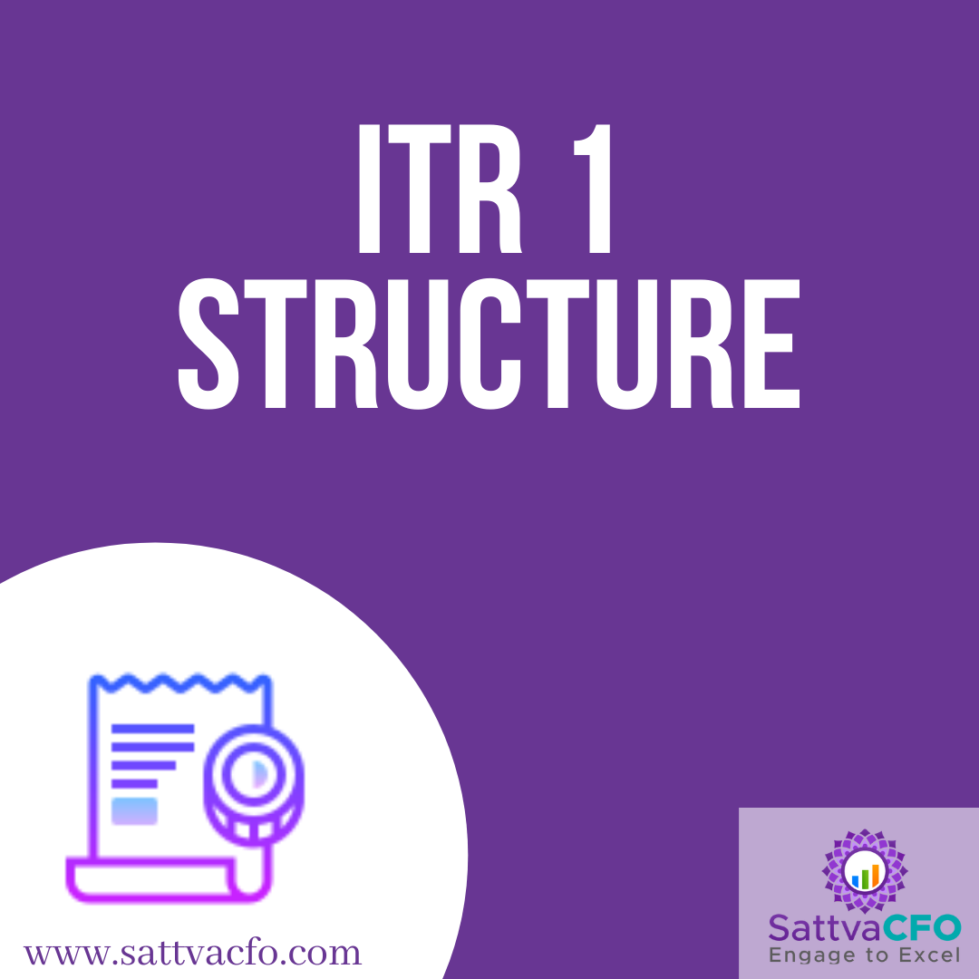 FY 2020-21 Structure of ITR 1 Form (AY 2021-22) | SattvaCFO