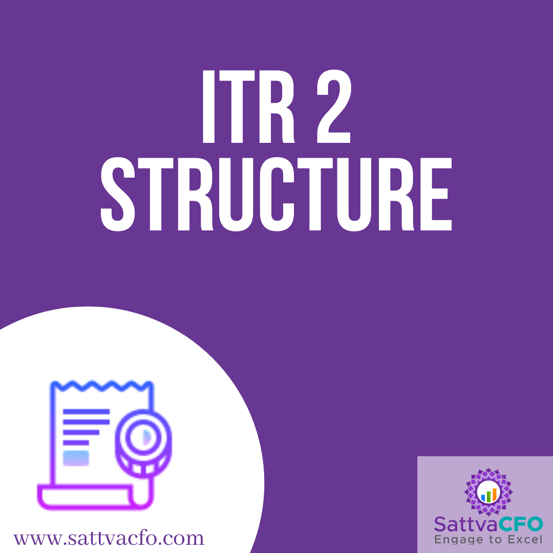 FY 2020-21 AY 2021-22 Structure of Income Tax Return (ITR) Form 2 | SattvaCFO