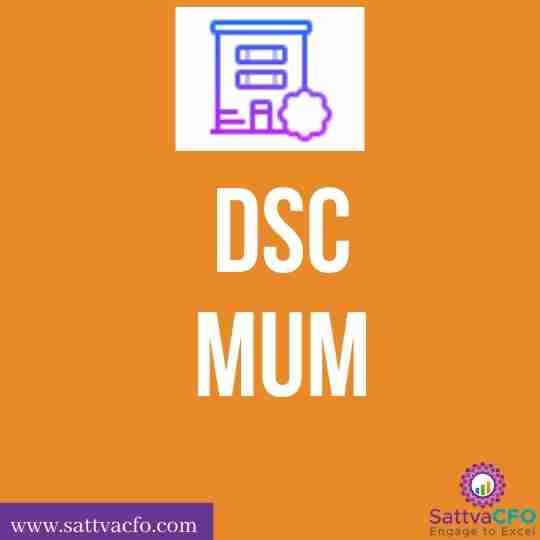DSC Digital Signature Certificate Service Provider Agent in Mumbai Maharashtra | SattvaCFO