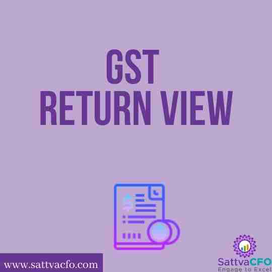 GST View e Filed Return on GST Portal, How to View e filed GST Return | SattvaCFO